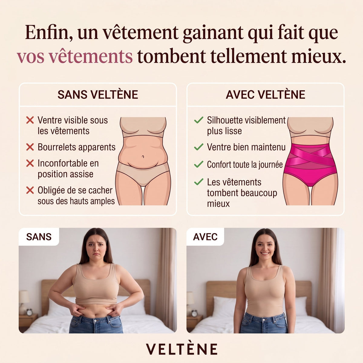 Culotte sculptante taille haute Ulovel