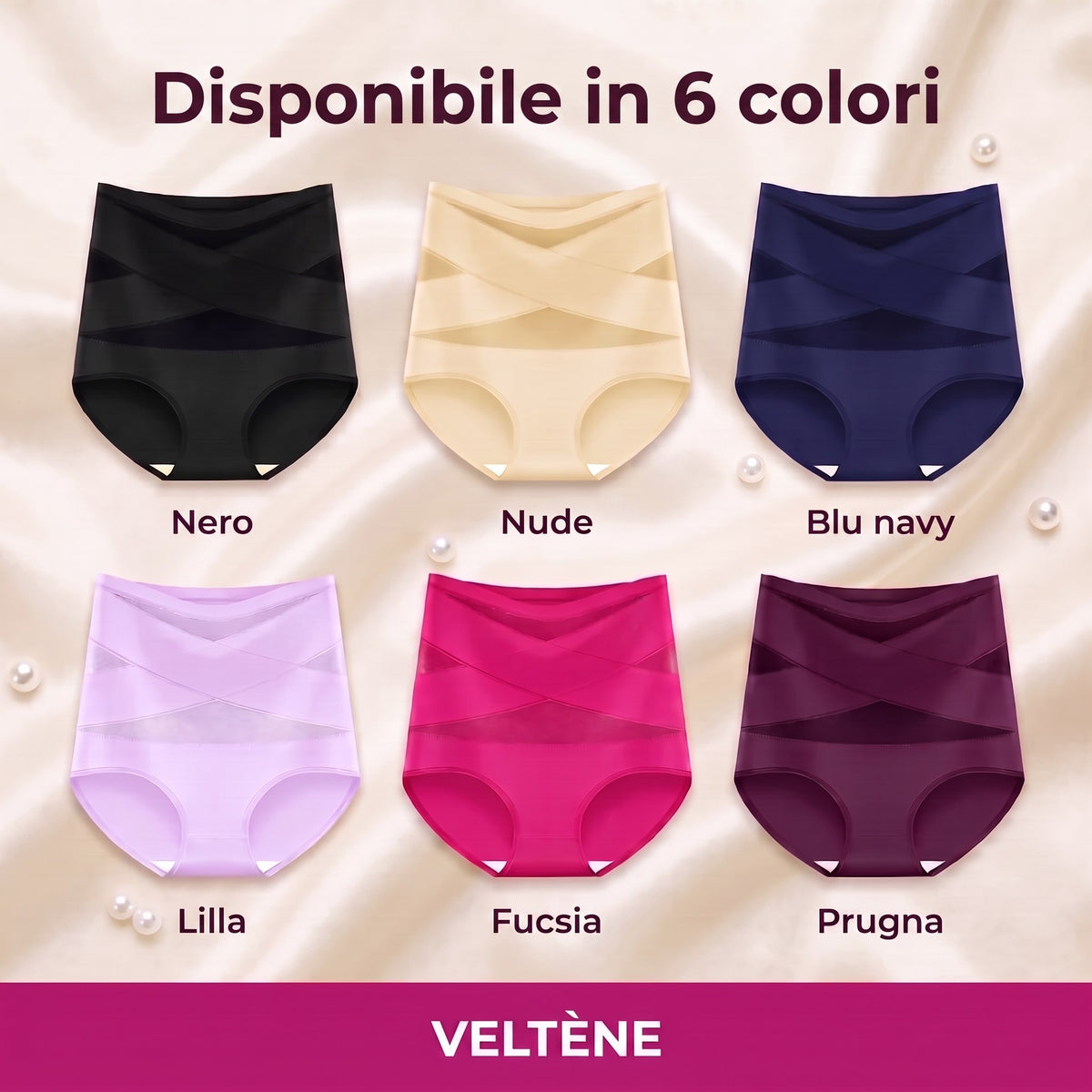 Mutanda modellante a vita alta
