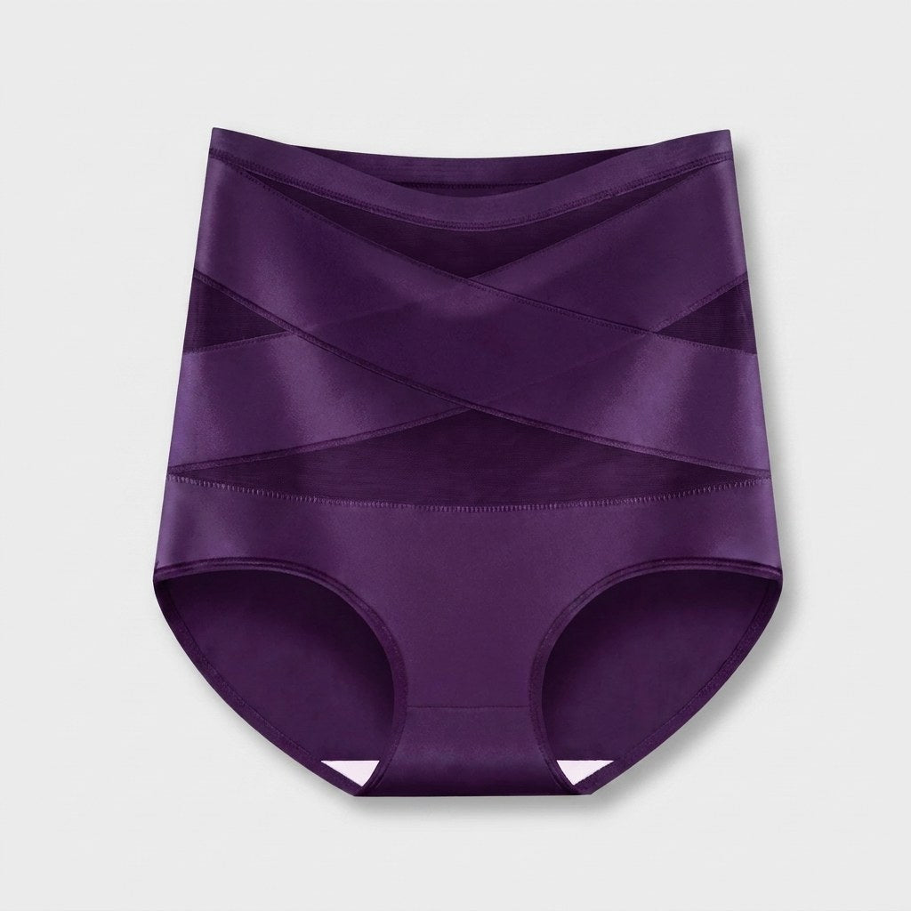 Culotte sculptante prune