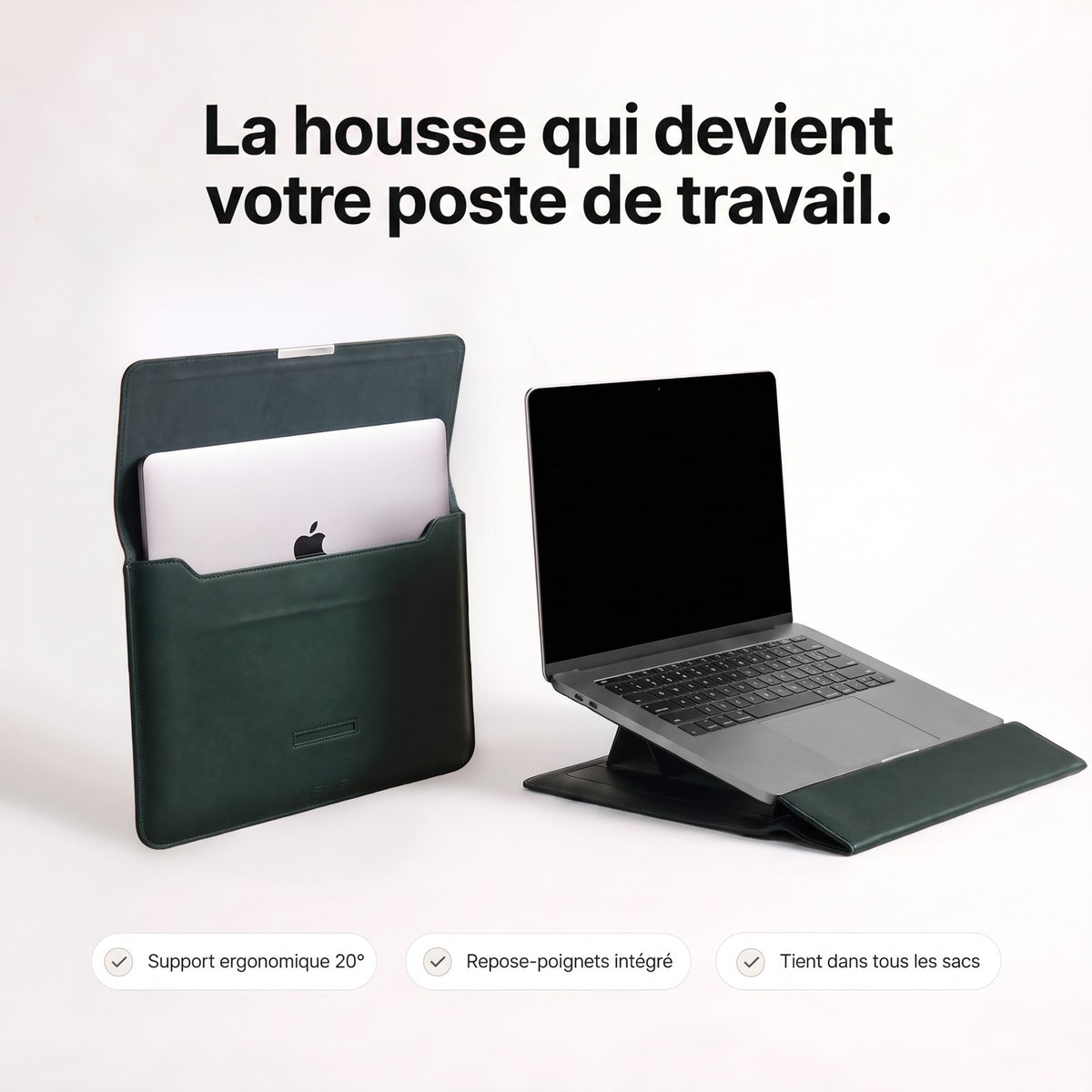 Support ordinateur ergonomique 4 en 1