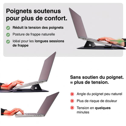 Support ordinateur ergonomique 4 en 1