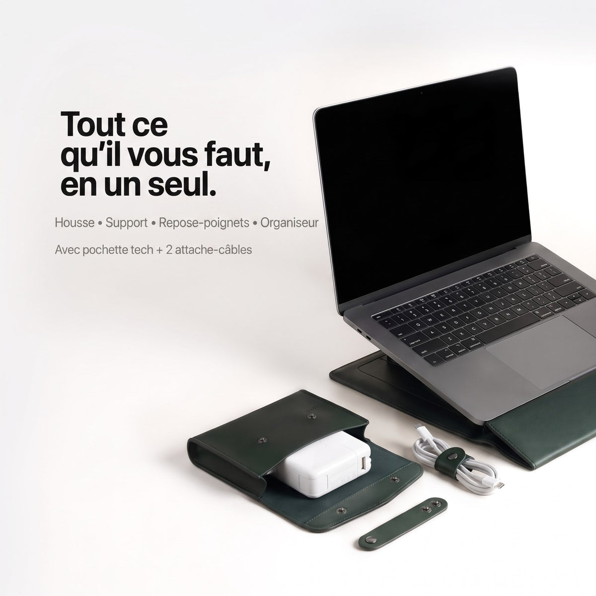 Support ordinateur ergonomique 4 en 1