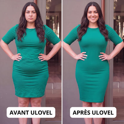 Avant et après Ulovel sous une robe